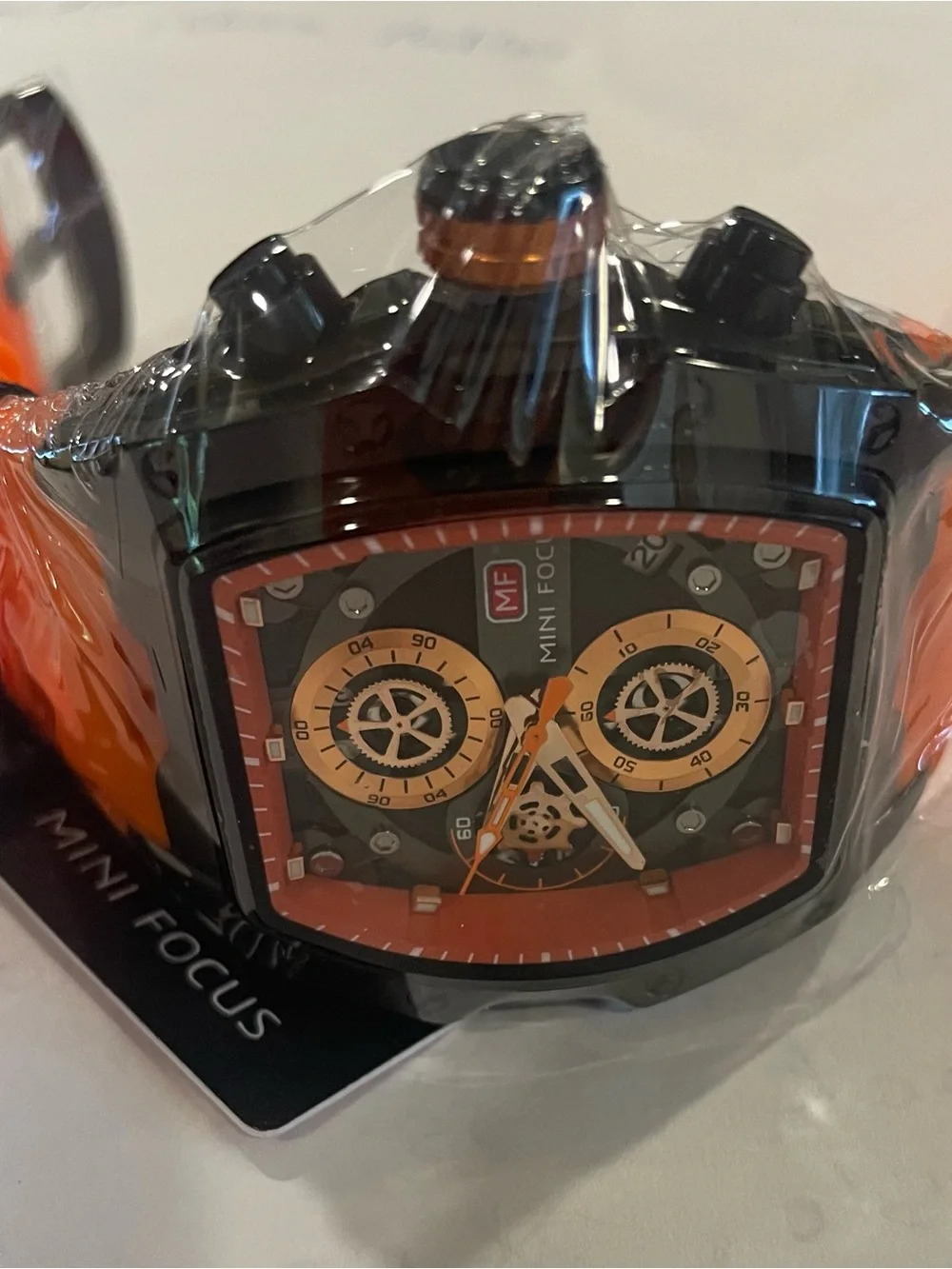 Orange Sport Chronograph Watch